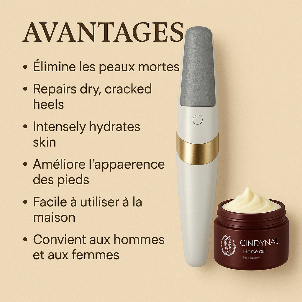 Pack Pieds Parfaits – Éliminez les Peaux Mortes et Réparez Vos Pieds en Profondeur