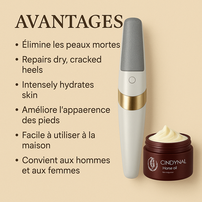 Pack Pieds Parfaits – Éliminez les Peaux Mortes et Réparez Vos Pieds en Profondeur