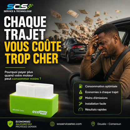 Eco OBD2 – Économiseur de Carburant Intelligent pour Véhicules Essence et Diesel