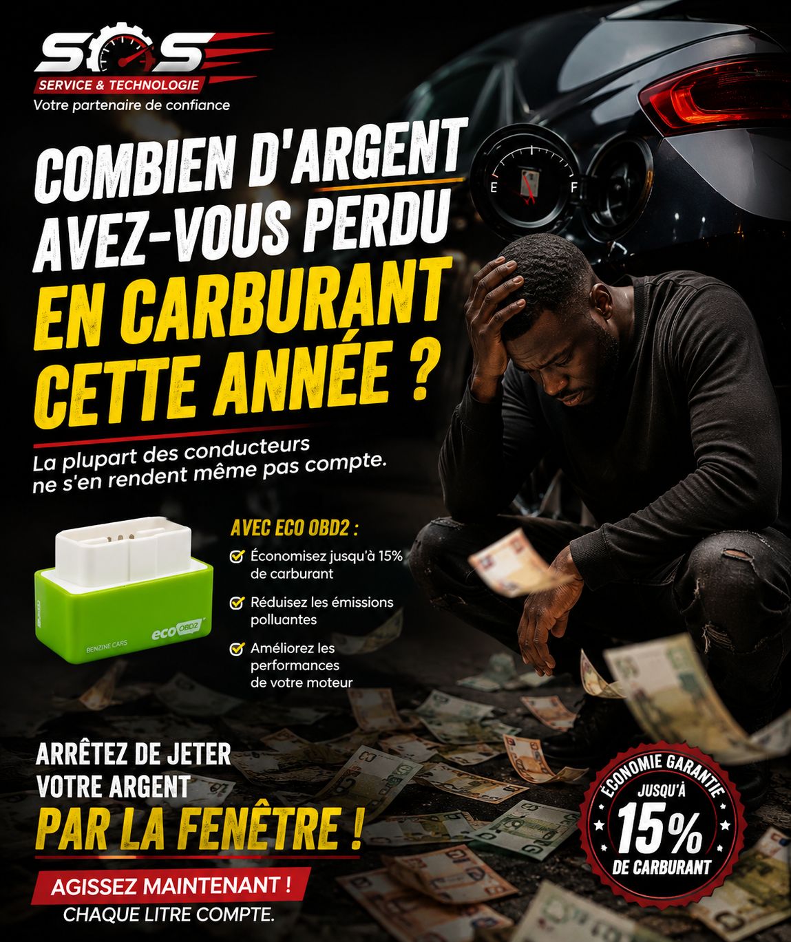 Eco OBD2 – Économiseur de Carburant Intelligent pour Véhicules Essence et Diesel