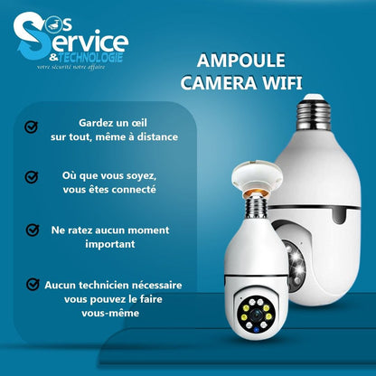 📸 Caméra de Surveillance 360° WiFi – Sécurité Totale à 360°