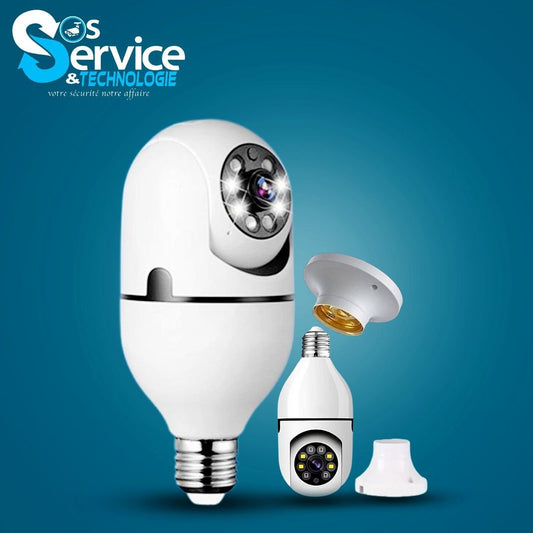 📸 Caméra de Surveillance 360° WiFi – Sécurité Totale à 360°