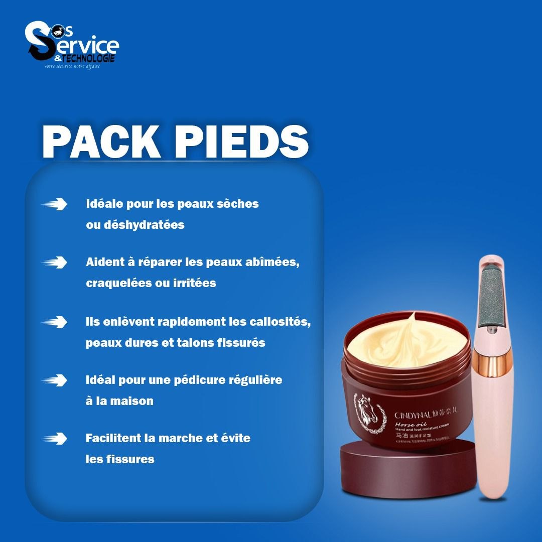 Pack Pieds Parfaits – Éliminez les Peaux Mortes et Réparez Vos Pieds en Profondeur