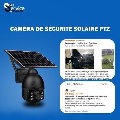 La caméra PTZ solaire qui protège tout, même pendant les coupures de courant