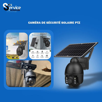 La caméra PTZ solaire qui protège tout, même pendant les coupures de courant