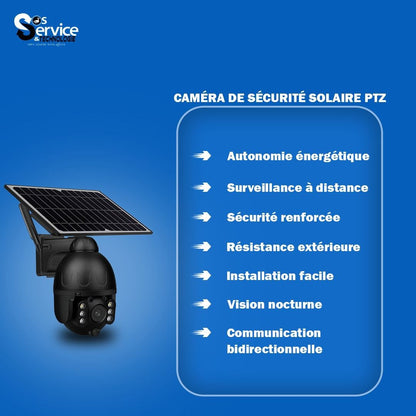 La caméra PTZ solaire qui protège tout, même pendant les coupures de courant