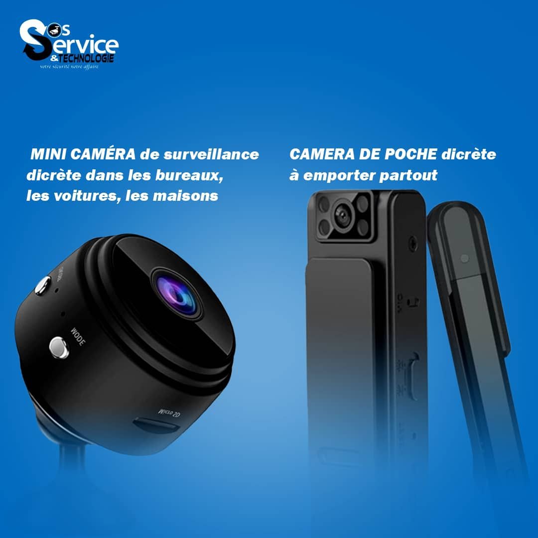 "Caméra de Poche WiFi – Discrétion et Haute Définition dans Votre Poche"